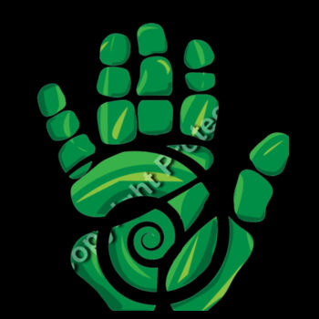 Mark Abnett Comics Logo Green Hoodie Design