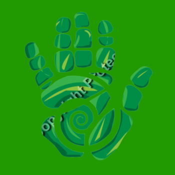 Mark Abnett Comics Logo Green Tee Design