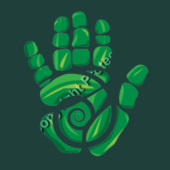 Mark Abnett Comics Logo Green Unisex Singlet Design