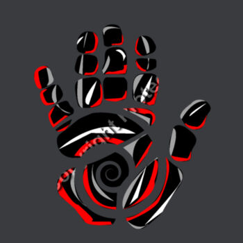 Mark Abnett Comics Logo Black Tee Design
