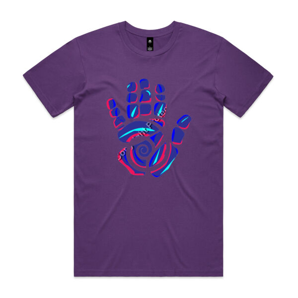 Mark Abnett Comics Logo Purple Tee Thumbnail
