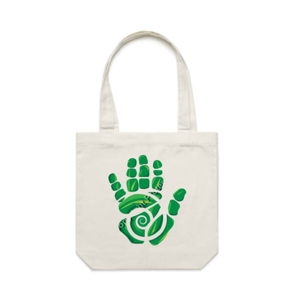 Mark Abnett Comics Green Carrie Tote Bag  Thumbnail