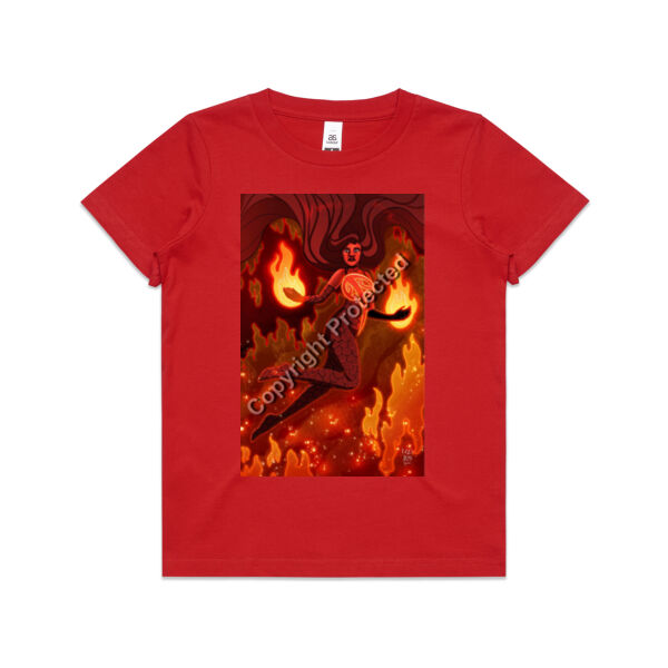 Kids Tee. This Land: Hell’na by Isobel Joy Te Aho-White Thumbnail